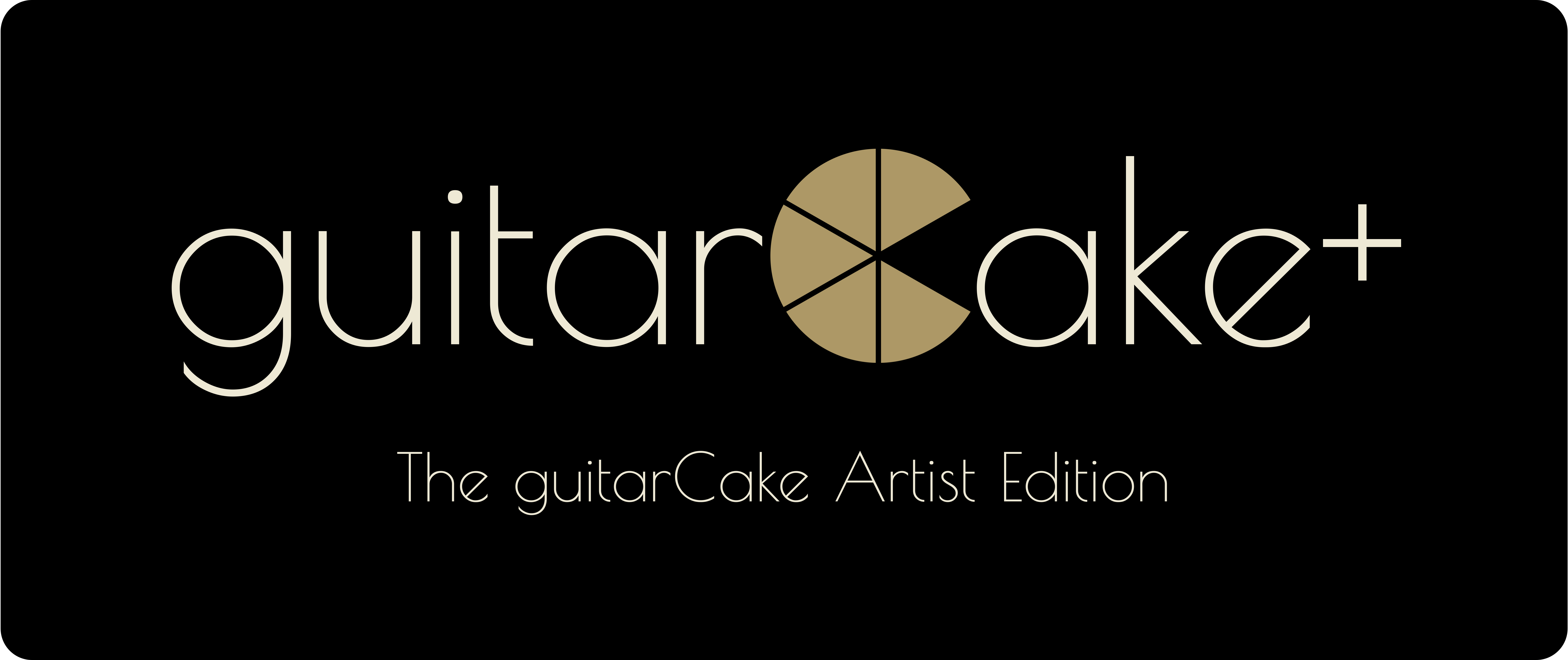 guitarCake+ Artist TextLogo